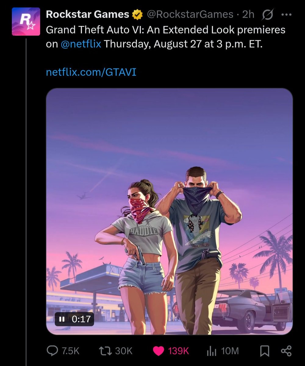 Grand Theft Auto VI extended look Netflix