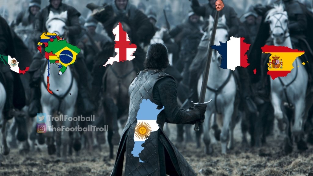 Argentina semi finals Game of Thrones meme