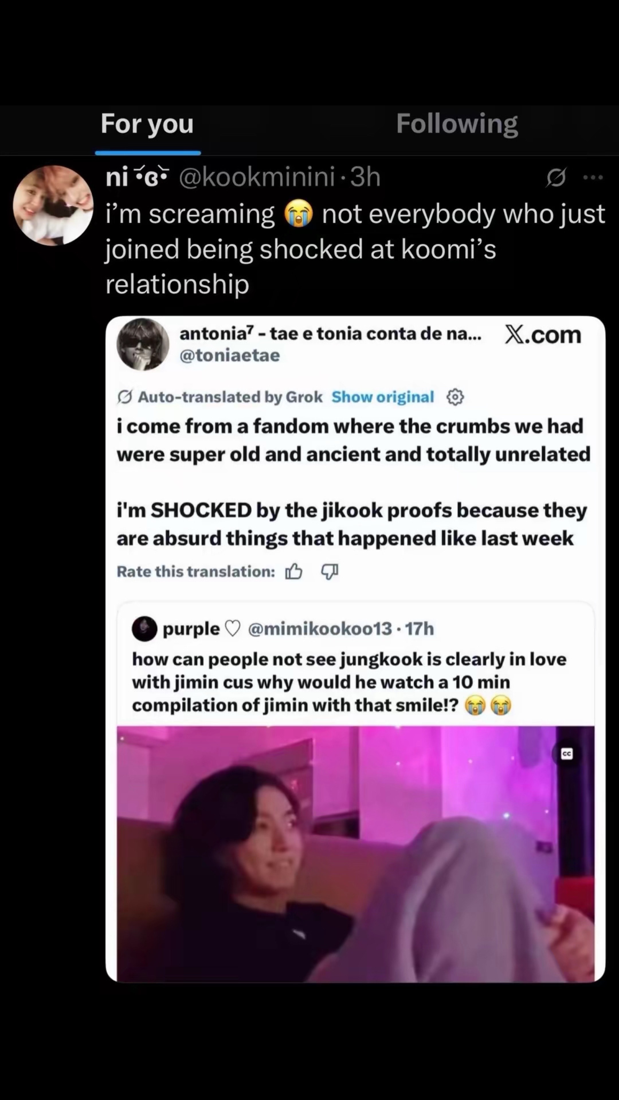 jungkook jimin fandom history