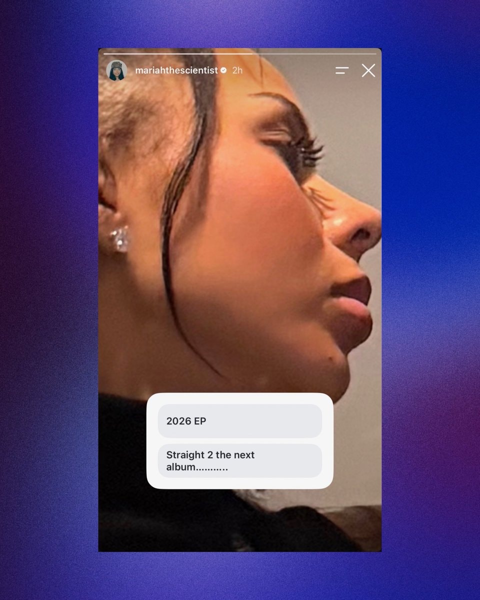 Mariah The Scientist new music tease (photo 2 of 2)
