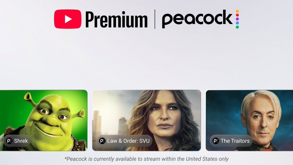 YouTube Premium Peacock deal