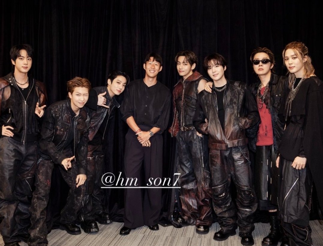 BTS and Son Heung-min
