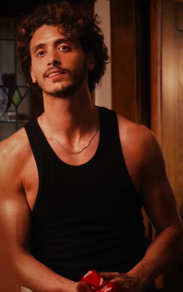 John Logan curly hair mustache (photo 2 of 2)