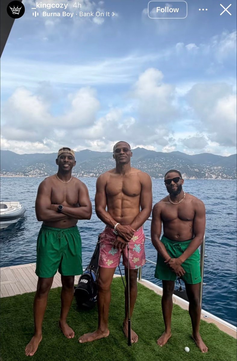 Chris Paul Russell Westbrook vacation