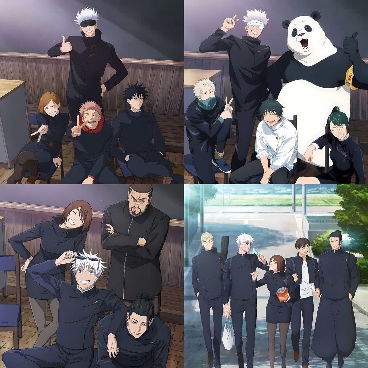 Jujutsu Kaisen Gojo collage
