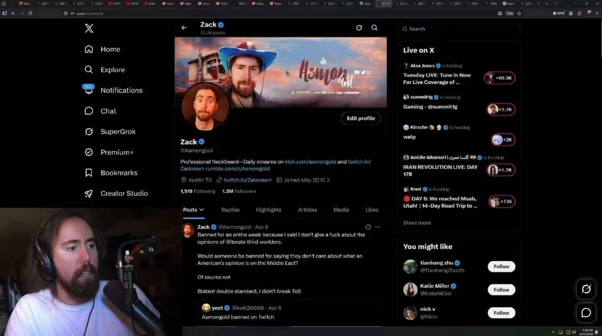 Asmongold reacts to Hasan clips