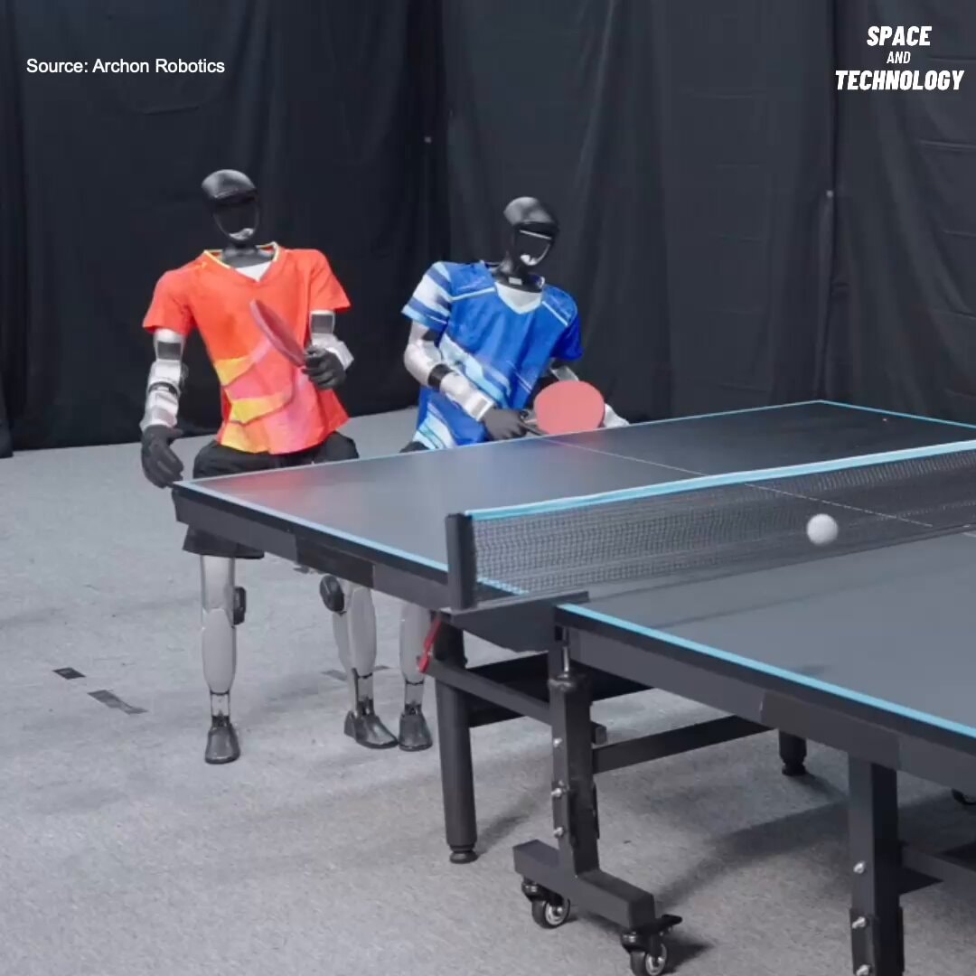 PingpongDuo humanoid robots table tennis