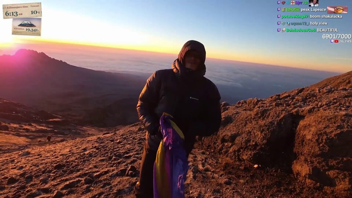 Marlon reaches Mount Kilimanjaro summit