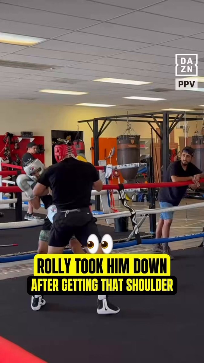 Rolly Romero hip toss sparring DAZN PPV Rolly Romero hip toss sparring DAZN PPV