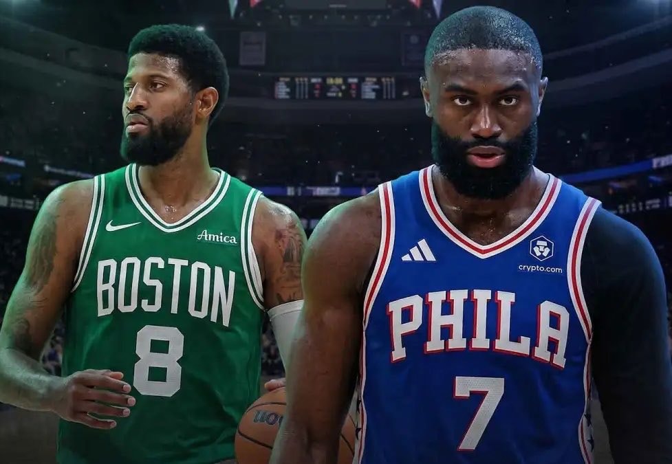 Jaylen Brown Celtics Paul George Philadelphia