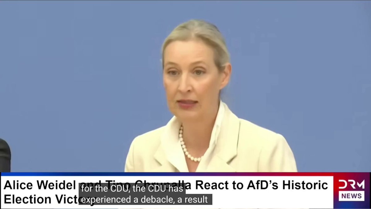Alice Weidel on Friedrich Merz and German politics