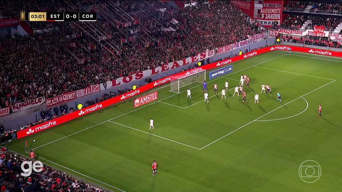 Estudiantes late goal moment