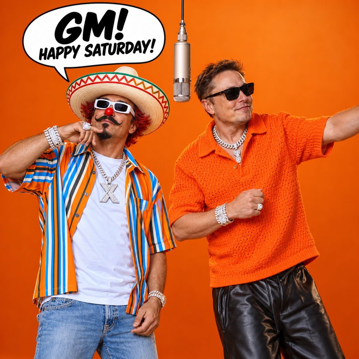 Elon Musk X community greeting