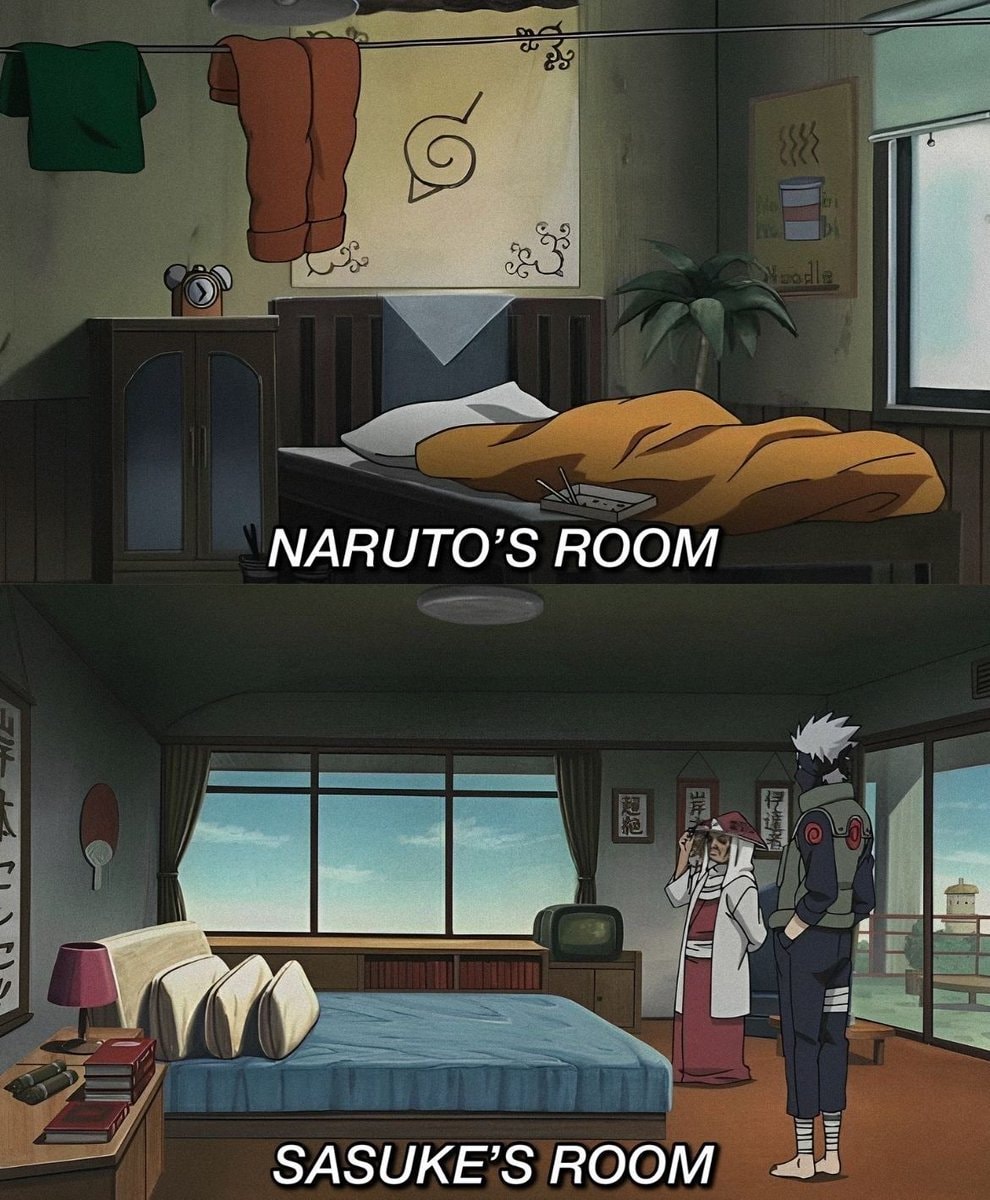 Naruto vs Sasuke rooms