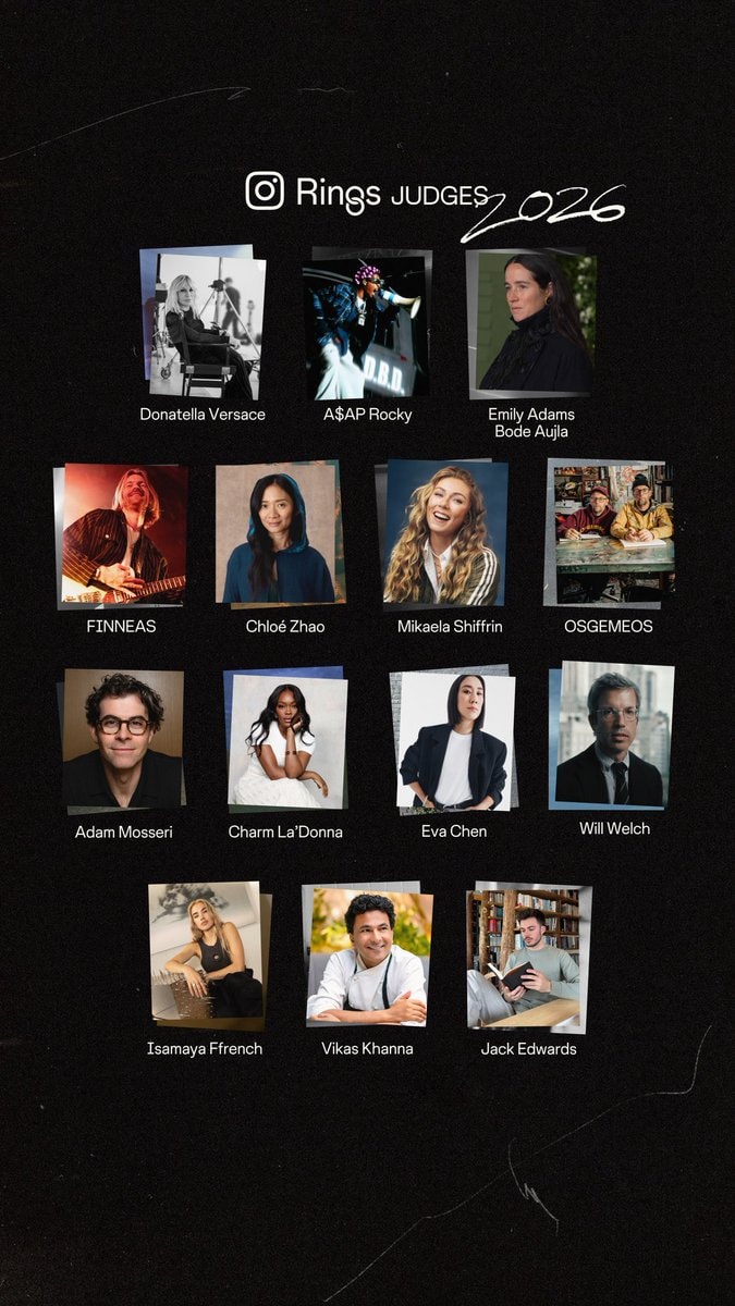 Instagram Rings award panel (photo 2 of 2)