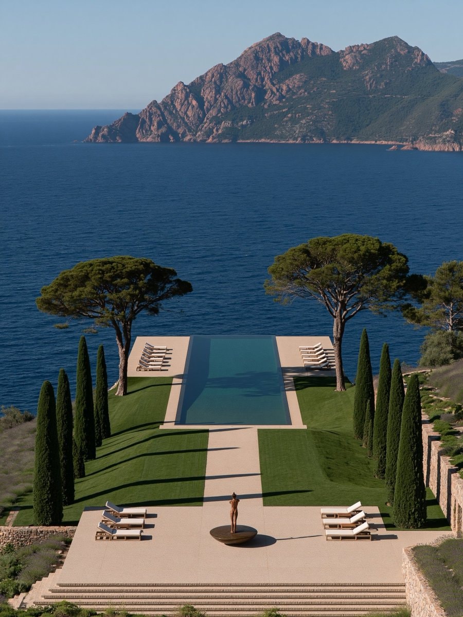 figure by infinity pool figure by infinity pool