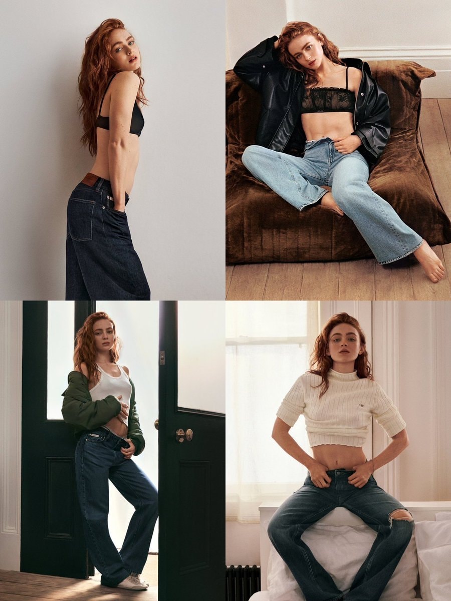 Sadie Sink Calvin Klein photoshoot