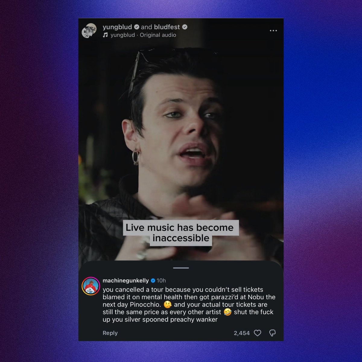 Machine Gun Kelly responds to Yungblud (photo 2 of 2)