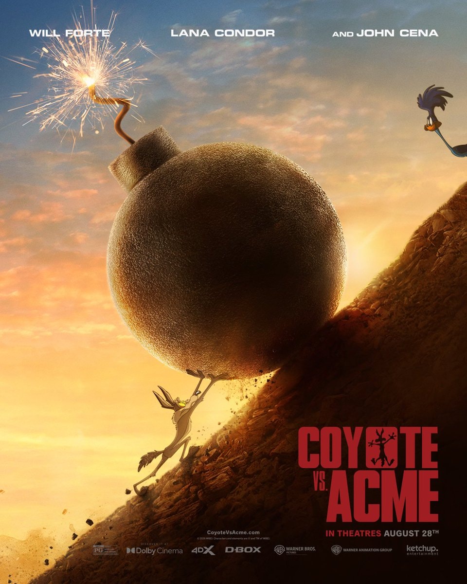 COYOTE VS ACME poster August 28