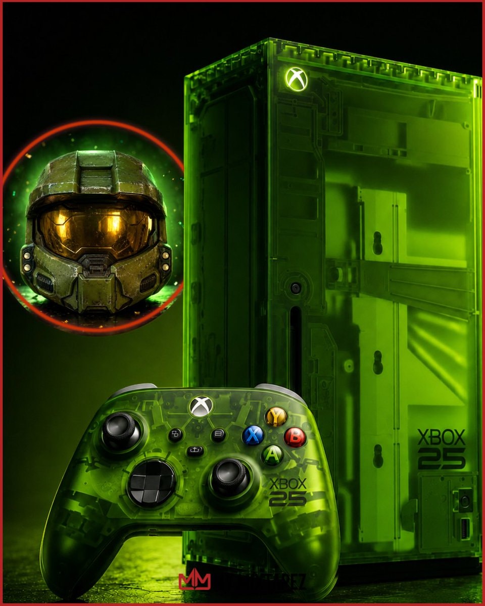 Xbox Series X25 25th anniversary OG Green