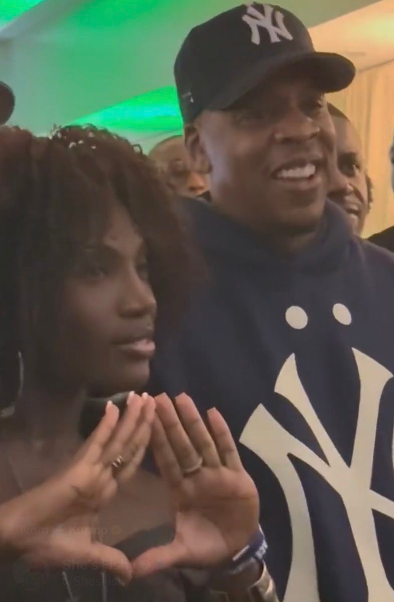 Doechii and Jay-Z backstage (photo 2 of 2)