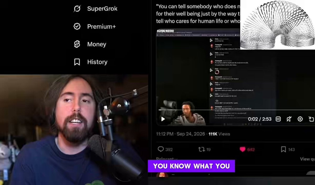 Asmongold nicknames Silky