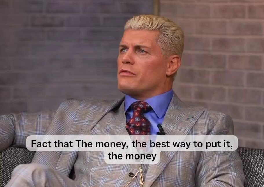 Cody Rhodes TKO pay structure Cody Rhodes TKO pay structure