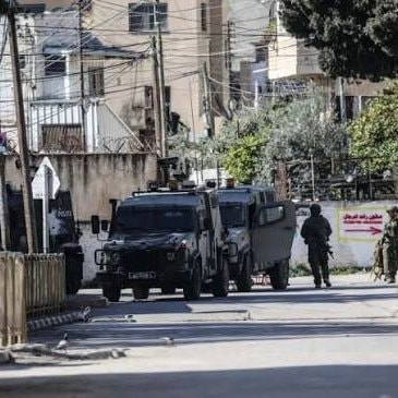 Israeli soldiers West Bank schools
