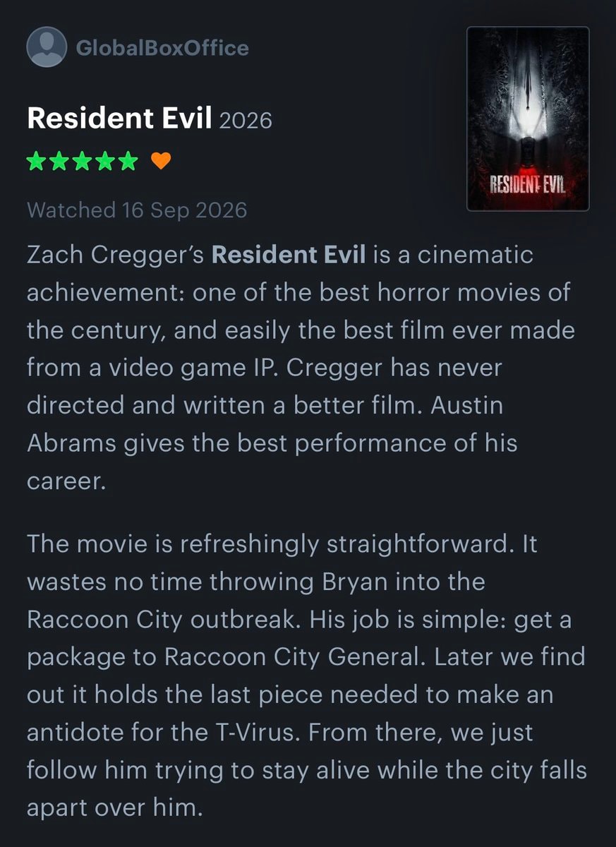 Resident Evil 2026 review Zach Cregger