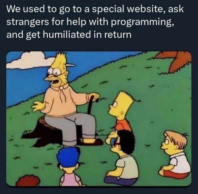 The Simpsons programming meme