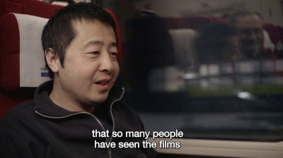 Jia Zhangke Platform pirated DVDs reaction (photo 3 of 4)