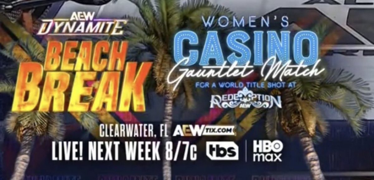 AEW Women's Casino Gauntlet Beach Break