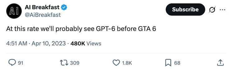 AI Breakfast greatest prediction