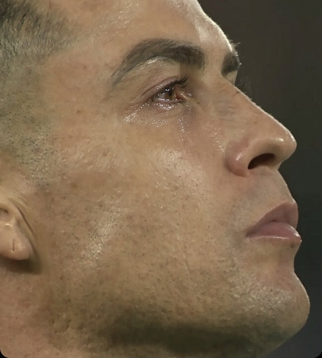 Cristiano Ronaldo emotional moment