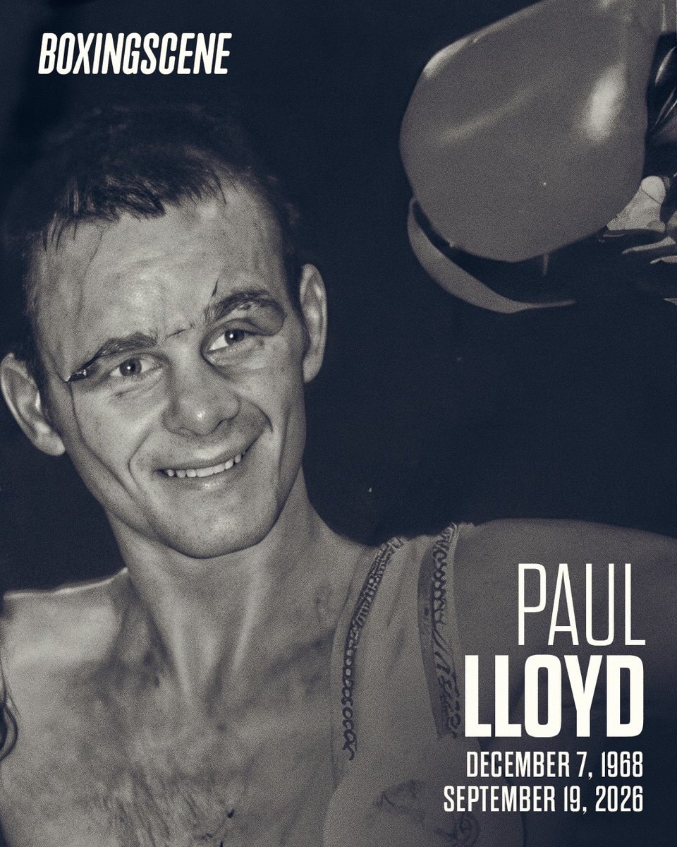 Paul Livewire Lloyd boxing portrait