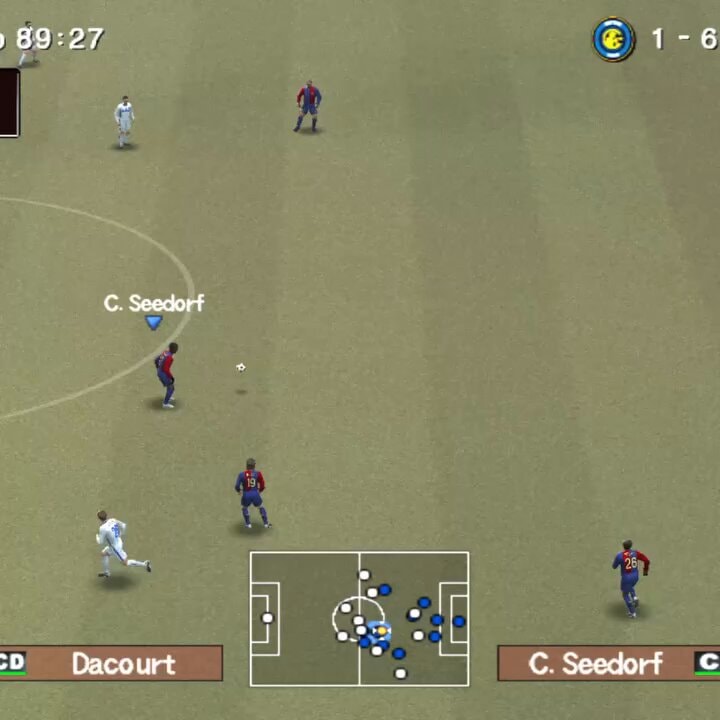 PES 6 gameplay clip