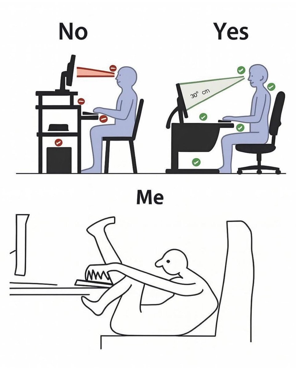 computer posture meme