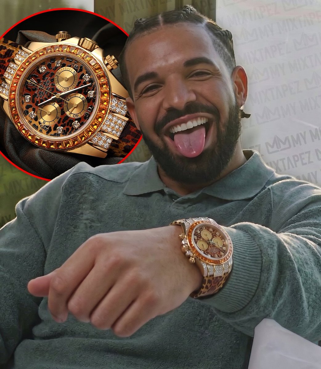 Drake Rolex Daytona Leopard
