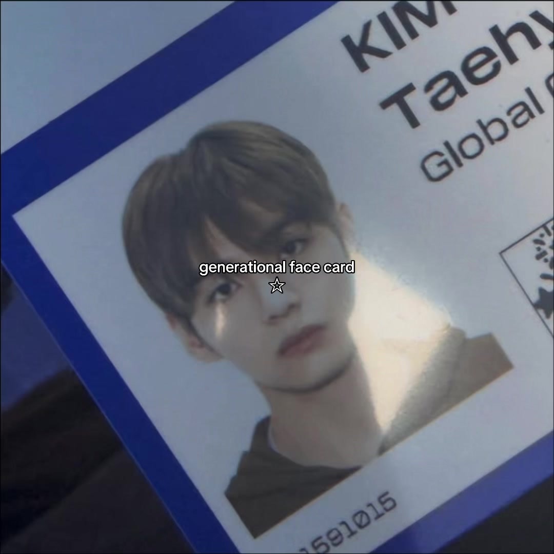 KIM Taehy Global generational face card