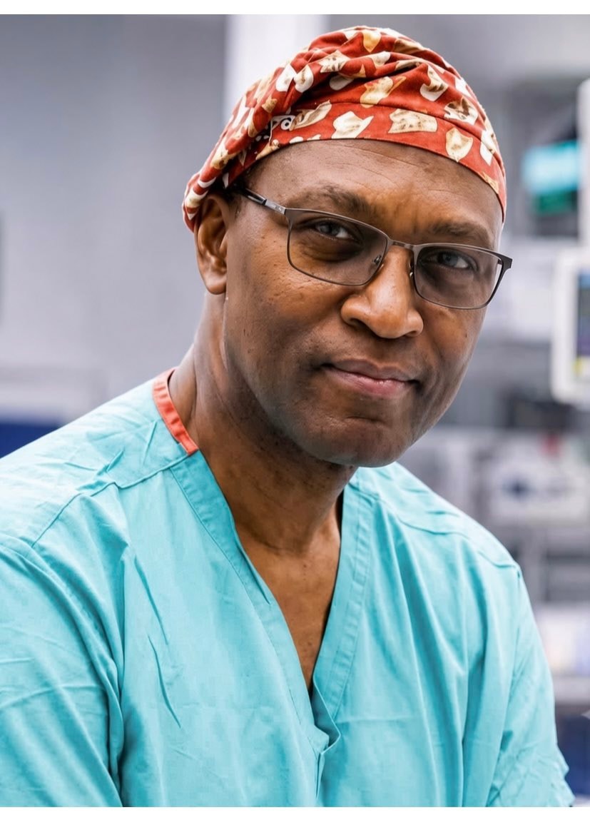 Nigerian surgeon tumor removal