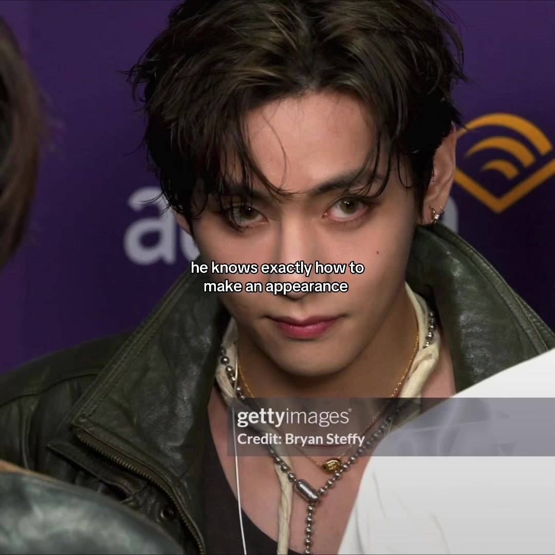 Taehyung BTS iHeartRadio moment