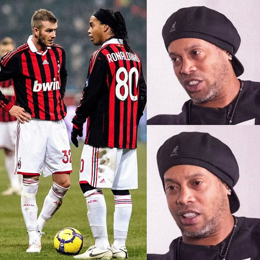 Ronaldinho Beckham Pirlo AC Milan free kicks