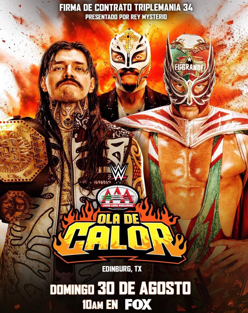 Dominik Mysterio vs El Grande Americano contract signing