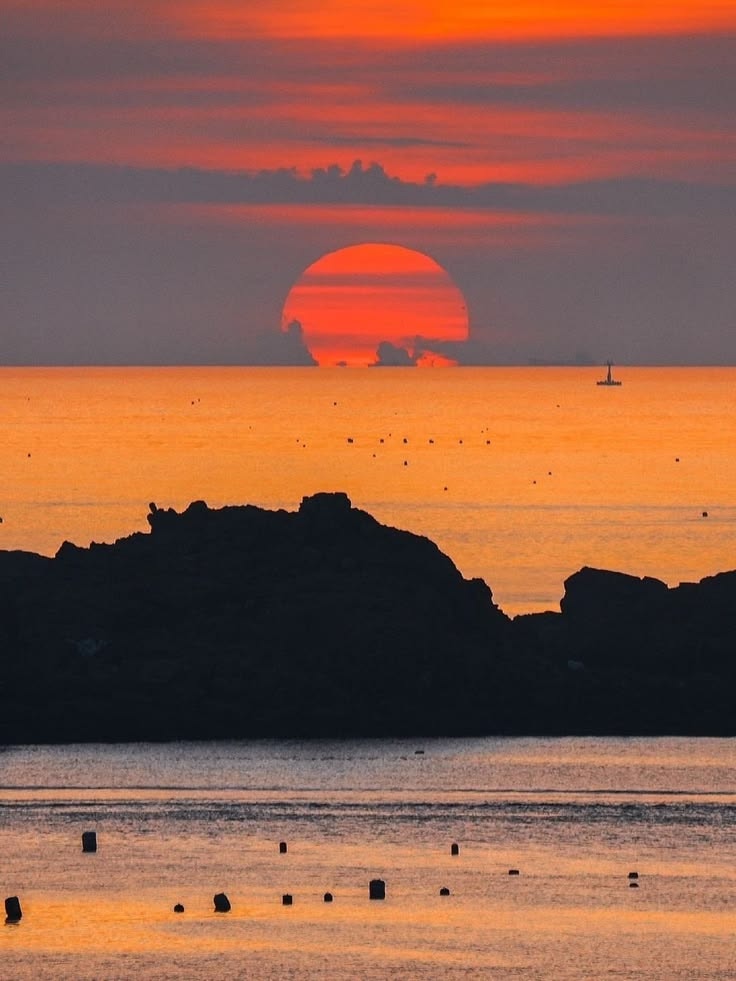 scenic landscape sunrise