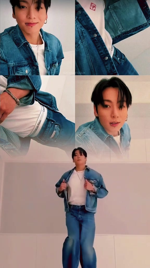 Jungkook four-image collage