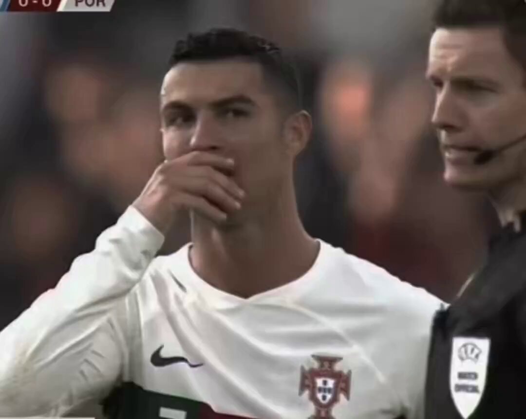 Cristiano Ronaldo thoughtful moment