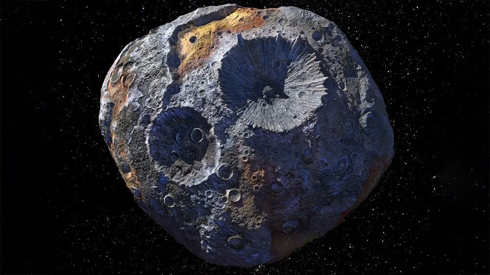 Asteroid precious metals between Mars and Jupiter