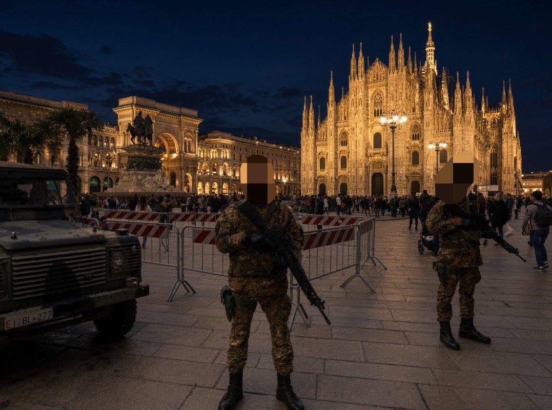 Giorgia Meloni sends Italian army to Milan