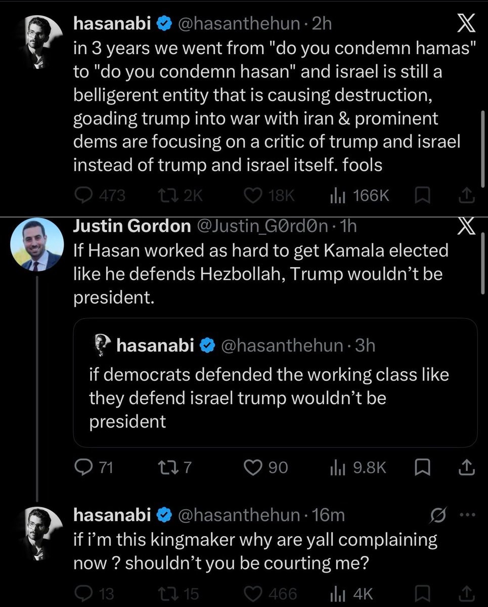 Hasan kingmaker reaction to Jon Ossoff (photo 2 of 2)