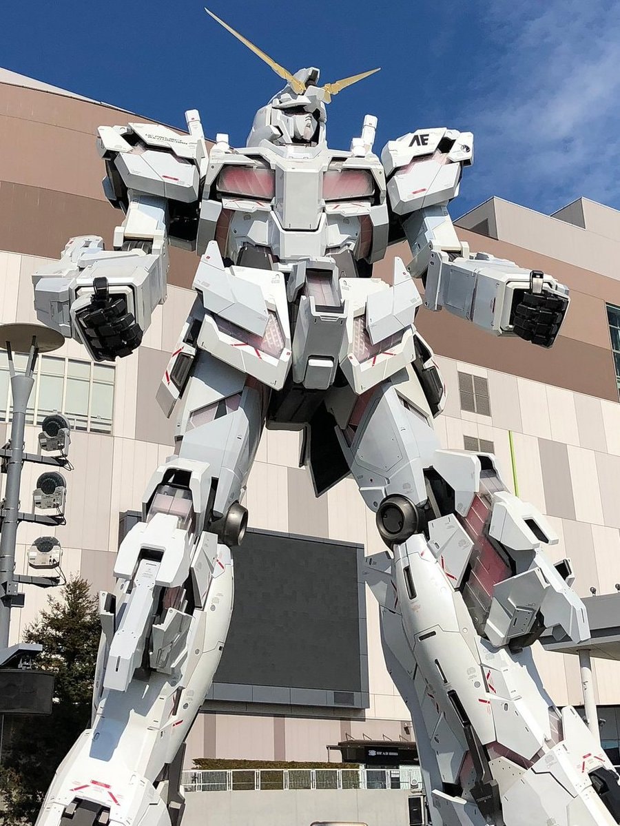 UNICORN GUNDAM statue removal
